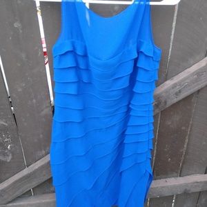 Jones New York Royal Blue Sheath Dress sz 8